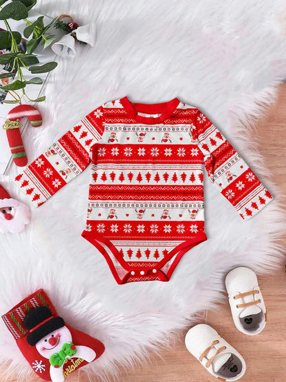 Matching Family Christmas Pajamas - Elk Print