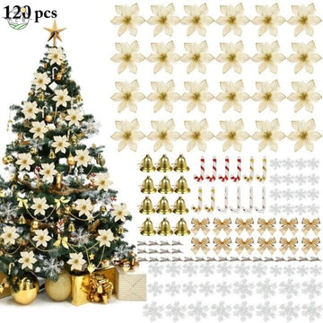 Christmas Tree Decoration Set – 120 Pieces