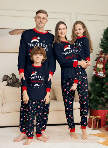 Blue Holidy Matching Family Christmas Pajamas | Adults, Kids & Dog Pajamas