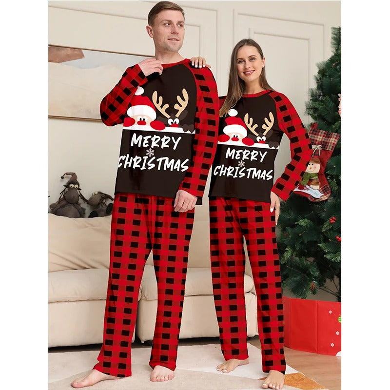 Matching Family Christmas Pajamas - Noel ELk