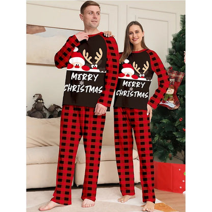 Matching Family Christmas Pajamas - Noel ELk