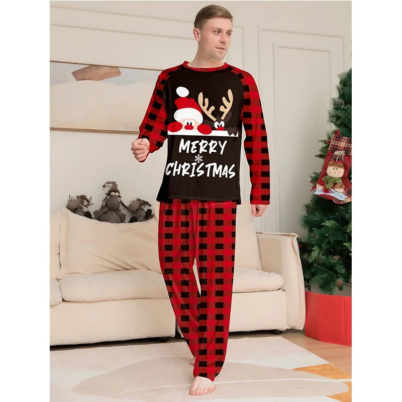 Matching Family Christmas Pajamas - Noel ELk