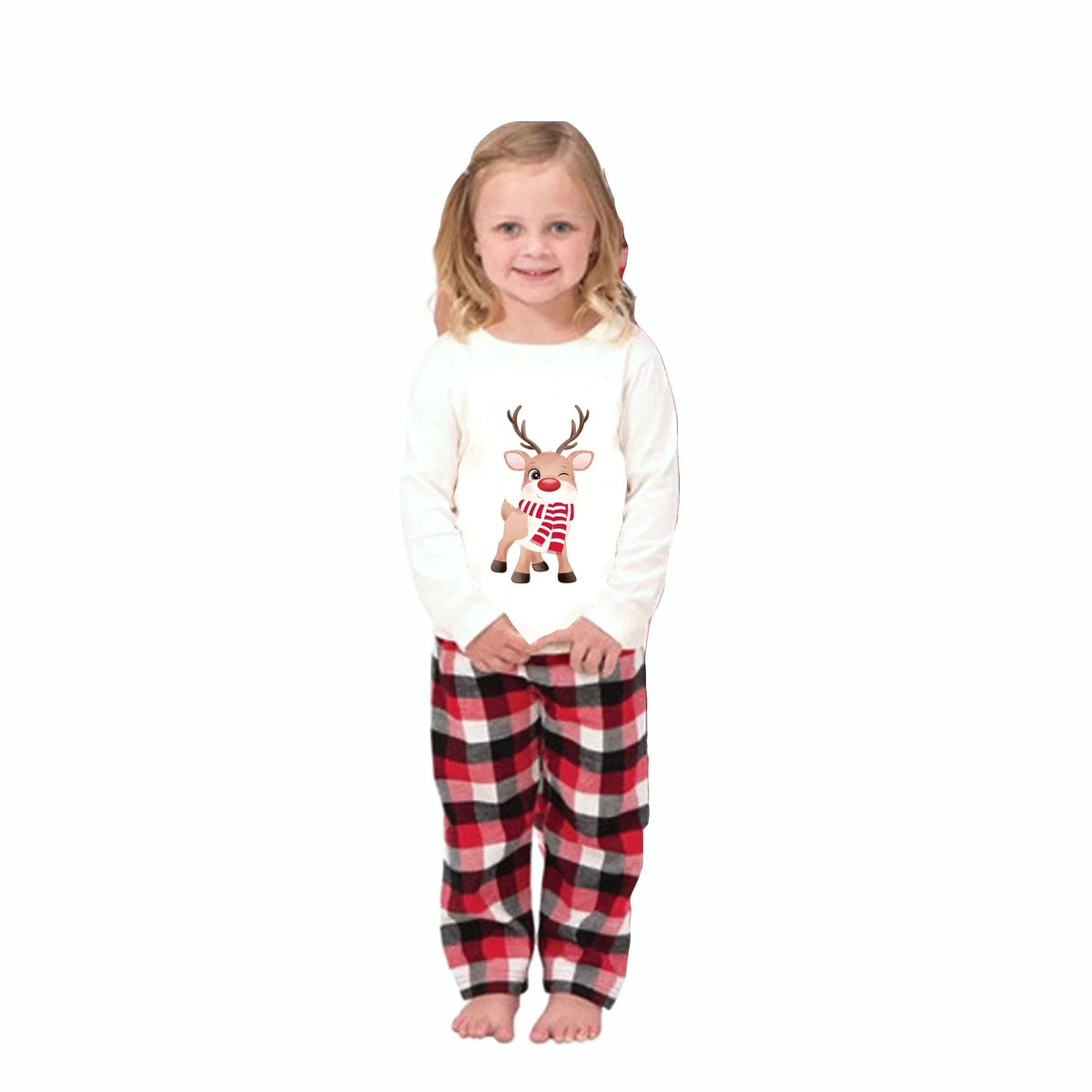 Matching Family Christmas Pajamas - Baby Elk