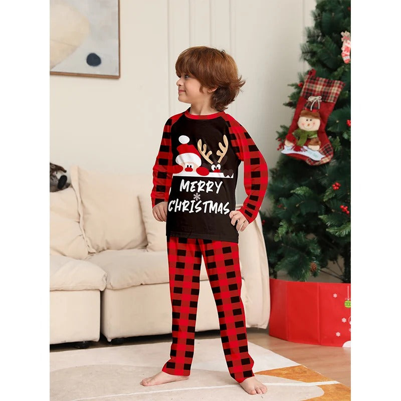 Matching Family Christmas Pajamas - Noel ELk