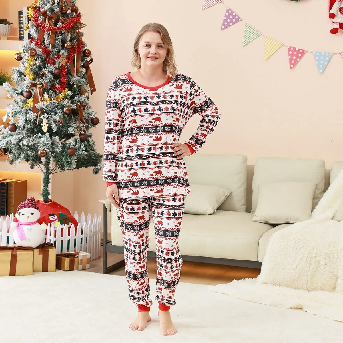 Matching Family Christmas Pajamas - BearXmas