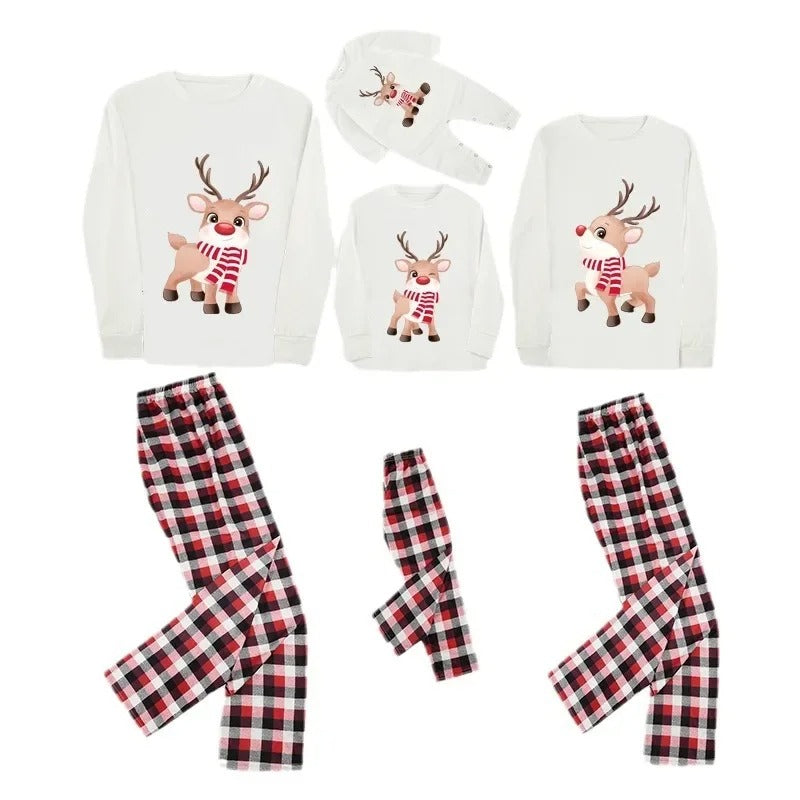 Matching Family Christmas Pajamas - Baby Elk