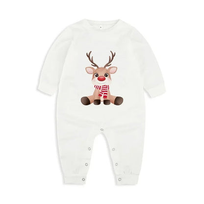 Matching Family Christmas Pajamas - Baby Elk