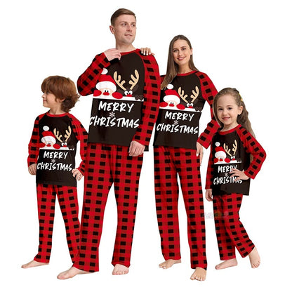 Matching Family Christmas Pajamas - Noel ELk