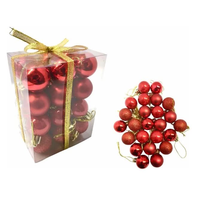 Christmas Baubles Set – 48 Pieces | 4CM